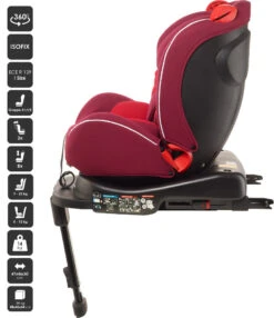 Babygo Fixleg Red Isofix 360° Autostoel 0-25 Kg 2703 -babybenodigdheden babygo fixleg red isofix 360 autostoel 0 25 kg 2703.7