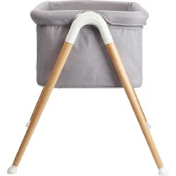 Babygo Goodnight Grey Wieg 4361 -babybenodigdheden babygo goodnight grey wieg aan bed 3