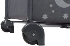 Babygo MoonStars Grey Melange Campingbed 4801 5 Babygo MoonStars Grey Melange Campingbed 4801 -babybenodigdheden babygo moonstars grey campingbed 4