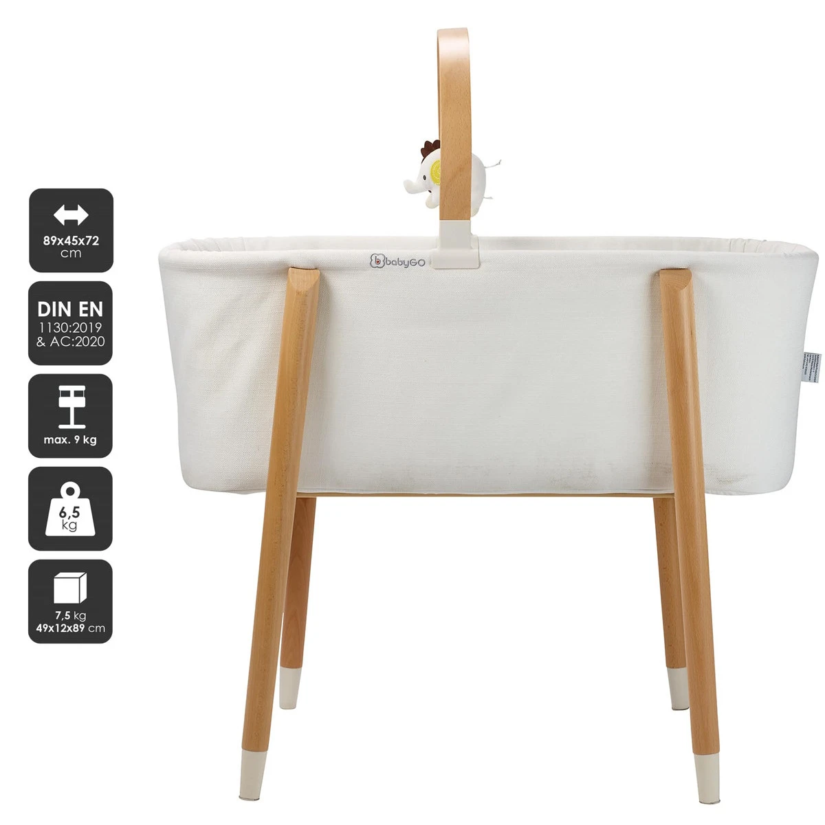 Babygo Sleep Good White Wieg 4351 Babygo Sleep Good White Wieg 4351 -babybenodigdheden babygo sleep good white wieg 4351 4