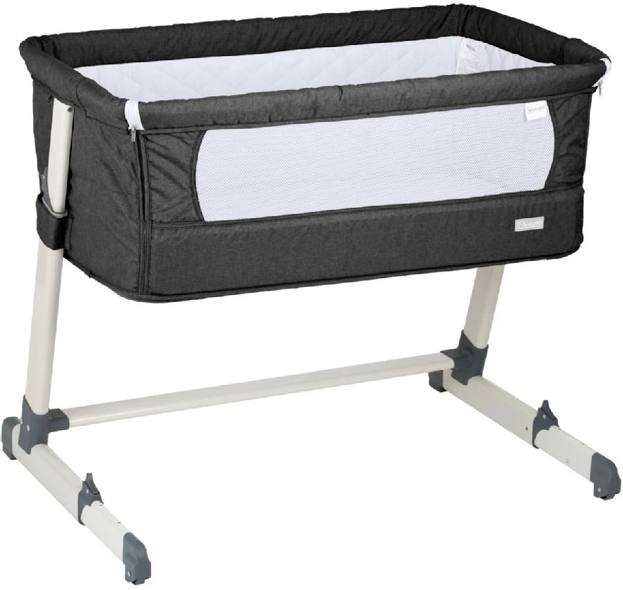 Babygo Together Dark Grey Wieg aan Bed 460-4 Babygo Together Dark Grey Wieg Aan Bed 460-4 -babybenodigdheden babygo together dark grey wieg aan bed 460 4