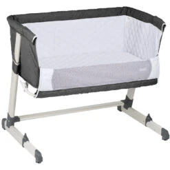 Babygo Together Dark Grey Wieg Aan Bed 460-4 3 Babygo Together Dark Grey Wieg Aan Bed 460-4 -babybenodigdheden babygo together dark grey wieg aan bed 460 4 2