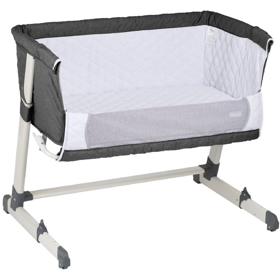 Babygo Together Dark Grey Wieg aan Bed 460-4 Babygo Together Dark Grey Wieg Aan Bed 460-4 -babybenodigdheden babygo together dark grey wieg aan bed 460 4 2