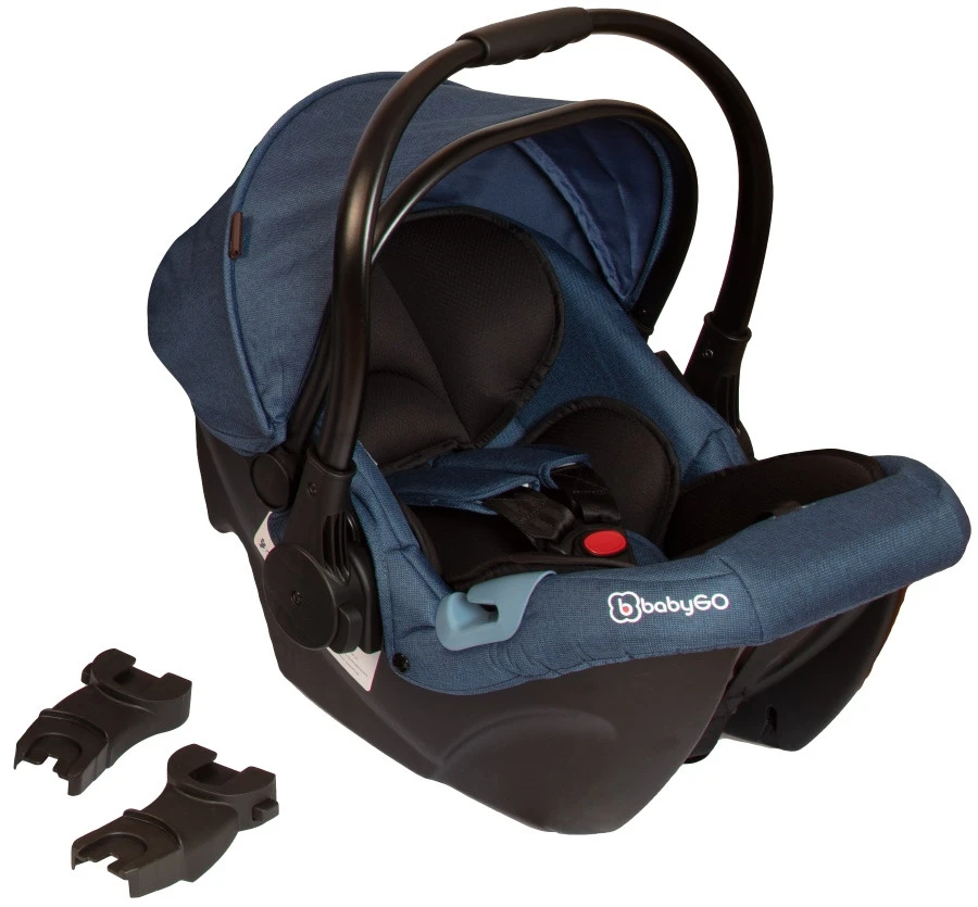 Babygo Twinner Blue Tandem Duowagen incl. 2 Autostoelen Babygo Twinner Blue Tandem Duowagen Incl. 2 Autostoelen -babybenodigdheden babygo twinner blue groep 0 autostoel voor twinner duowagen 75002 2 1