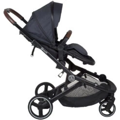 Babygo Twinner Grey Tandem Duowagen Incl. 2 Autostoelen -babybenodigdheden babygo twinner tandem duowagen 13 2 1