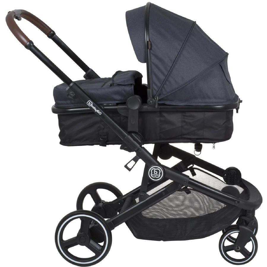 Babygo Twinner Blue Tandem Duowagen incl. 2 Autostoelen Babygo Twinner Blue Tandem Duowagen Incl. 2 Autostoelen -babybenodigdheden babygo twinner tandem duowagen 18 2