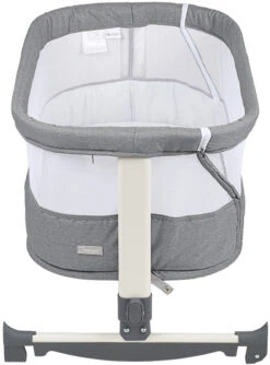 Babygo Vivaldi Grey Wieg Aan Bed 4651 -babybenodigdheden babygo vivaldi grey wieg aan bed 4651 2