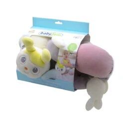 Babyjem Rups Roze 80cm Speelknuffel En Kussen 675 -babybenodigdheden babyjem rups roze 80cm speelknuffel en kussen 675 3 1