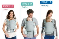 Babylonia Flexia Deep Grey Draagzak BDDFLEX1914 -babybenodigdheden babylonia flexia pine green draagzak 8 1