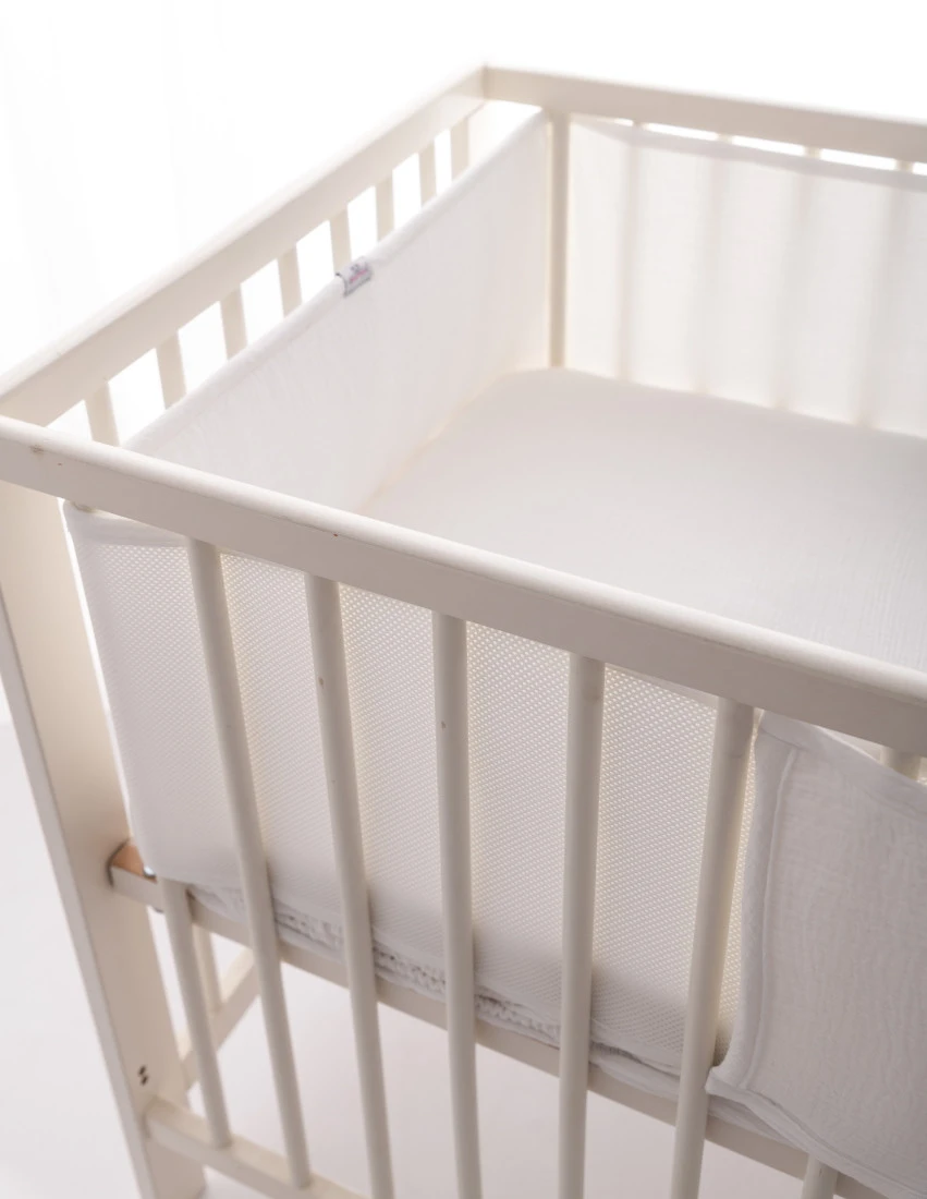 Babymatex Muslin Bump Air Dark Grey 180 cm Bedbumper TB0445_44 Babymatex Muslin Bump Air Dark Grey 180 Cm Bedbumper TB0445_44 -babybenodigdheden