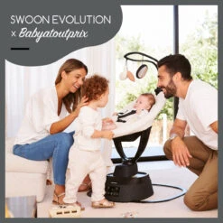 Babymoov Swoon Evolution Teddy Curl White Babyschommel A055020 -babybenodigdheden babymoov swoon evolution curl white babyschommel a055020 4