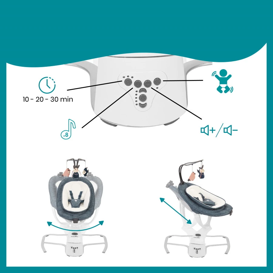 Babymoov Swoon Motion Blue Petal Babyschommel A055019 Babymoov Swoon Motion Blue Petal Babyschommel A055019 -babybenodigdheden babymoov swoon motion blue petal babyschommel a055019 2