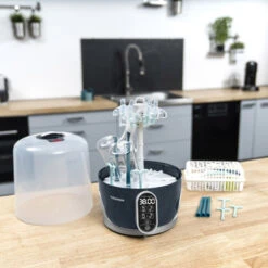 Babymoov Turbo Pure Elektrische Stoom Sterilisator A003106 -babybenodigdheden babymoov turbo pure elektrische stoom sterilisator 4