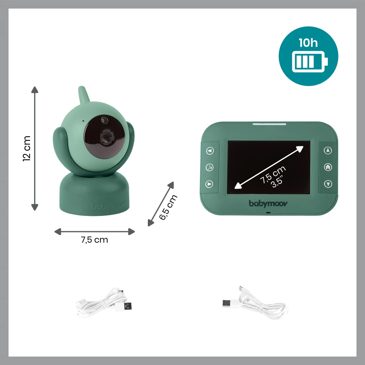 Babymoov Yoo Master 3,5 Inch 360° Beeldbabyfoon A014425 Babymoov Yoo Master 3,5 Inch 360° Beeldbabyfoon A014425 -babybenodigdheden babymoov yoo master 360 beeldbabyfoon a014425 7