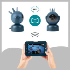 Babymoov Yoo Master Plus 5 Inch 360° Beeldbabyfoon A014426 -babybenodigdheden babymoov yoo master plus 360 beeldbabyfoon a014426 3