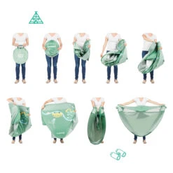 Badabulle Green Anti-UV Tent B038205 4 Badabulle Green Anti-UV Tent B038205 -babybenodigdheden badabulle green anti uv tent b038205 4