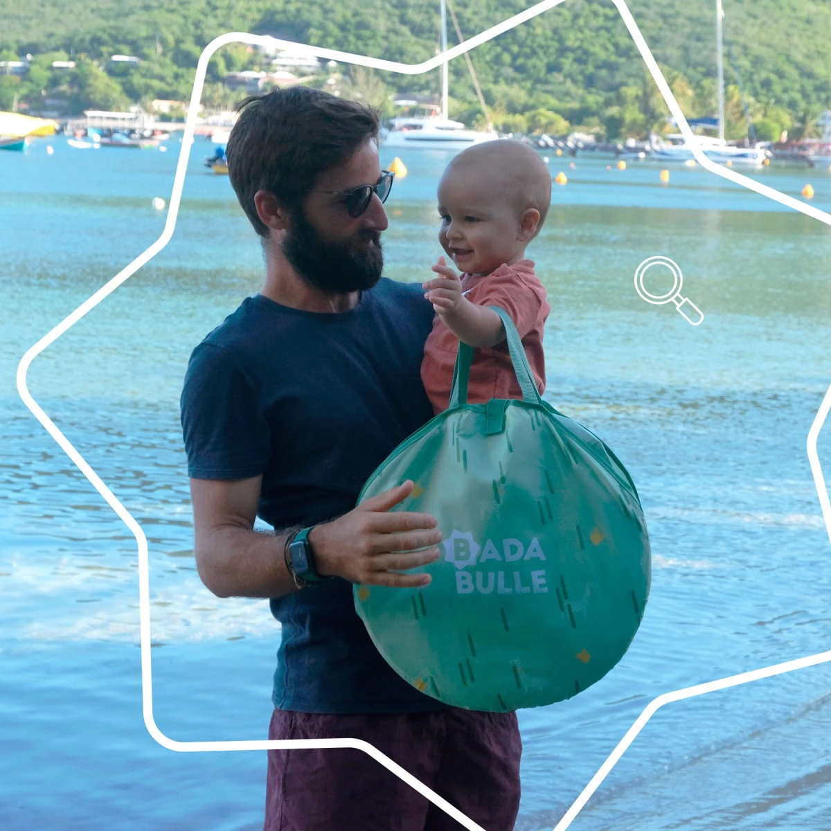 Badabulle Green Anti-UV Tent B038205 Badabulle Green Anti-UV Tent B038205 -babybenodigdheden badabulle green anti uv tent b038205 5