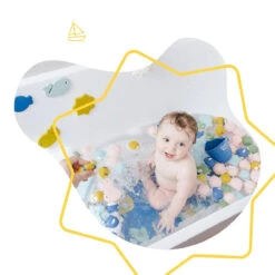 Badabulle Rigolo Splash 10 Stuks Badspeeltjes Met Tas B017024 5 Badabulle Rigolo Splash 10 Stuks Badspeeltjes Met Tas B017024 -babybenodigdheden badabulle rigolo splash 6 stuks badspeeltjes b017022 4 1