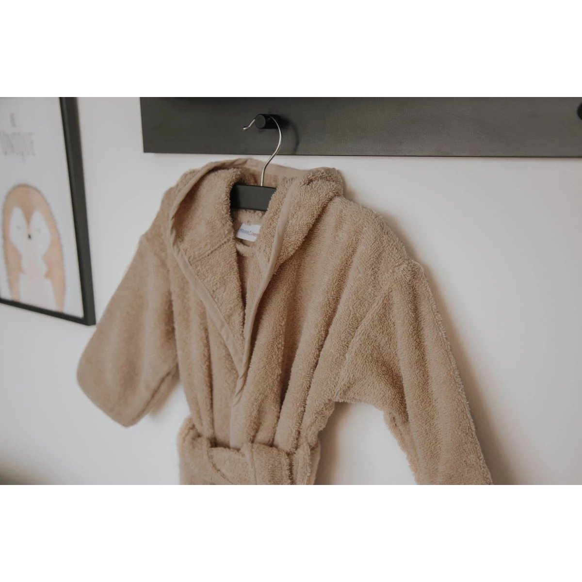 MamaLoes Badstof White 0-1jr Badjas ML5088 MamaLoes Badstof White 0-1jr Badjas ML5088 -babybenodigdheden badstof nougat 04 16