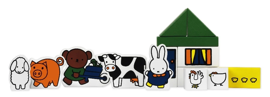 Bambolino Toys Nijntje Boerderij Houten Blokken 33410 Bambolino Toys Nijntje Boerderij Houten Blokken 33410 -babybenodigdheden bambolino toys nijntje boerderij houten blokken 33410