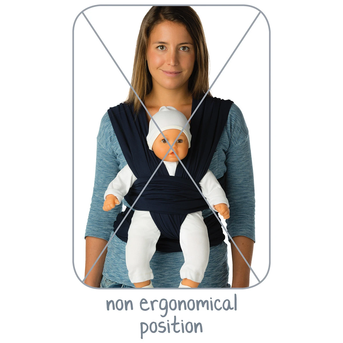 Babylonia Tricot-Slen Bamboo Khaki Green Draagdoek BDDTSB_1_707 Babylonia Tricot-Slen Bamboo Khaki Green Draagdoek BDDTSB_1_707 -babybenodigdheden bddts position 04 lr 1