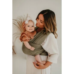 Babylonia Tricot-Slen Bamboo Khaki Green Draagdoek BDDTSB_1_707 4 Babylonia Tricot-Slen Bamboo Khaki Green Draagdoek BDDTSB_1_707 -babybenodigdheden bddtsb 707 01 lr