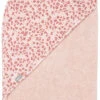 Bébé-jou Bebe-Jou Leopard Pink Badcape 3010123 -babybenodigdheden bebe jou leopard pink badcape