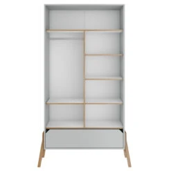 Bellamy Lotta Grey Babykamer: Ledikant/Juniorbed, Commode En 2-Deurskast 12 Bellamy Lotta Grey Babykamer: Ledikant/Juniorbed, Commode En 2-Deurskast -babybenodigdheden bellamy lotta grey 2 deurskast loszsz2d 2 1