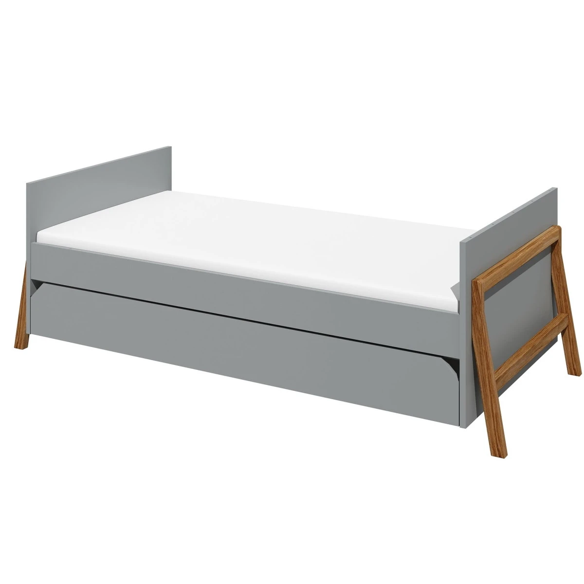 Bellamy Lotta Grey 70 X 140 Cm Ledikant/Juniorbed LOSZLO70 -babybenodigdheden