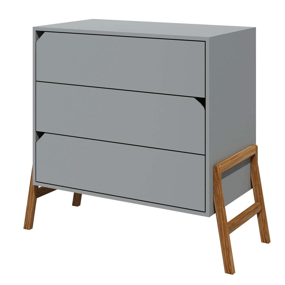 Bellamy Lotta Grey Babykamer: Ledikant/Juniorbed, Commode en 2-Deurskast Bellamy Lotta Grey Babykamer: Ledikant/Juniorbed, Commode En 2-Deurskast -babybenodigdheden bellamy lotta grey commode loszkomo 2 2