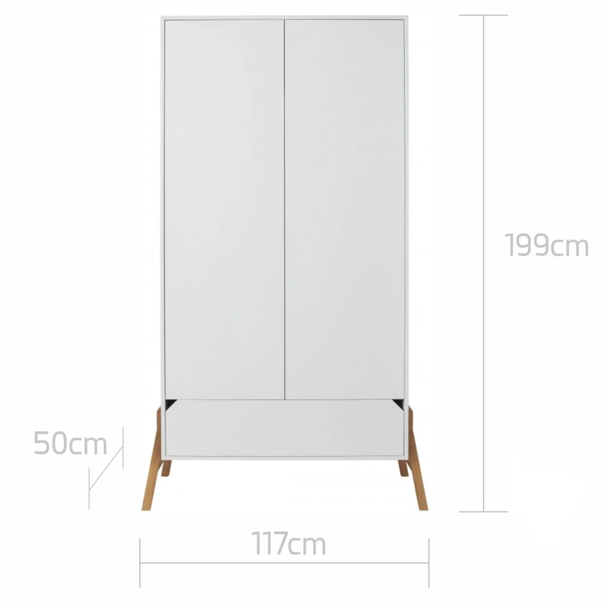 Bellamy Lotta Snow Babykamer: Ledikant/Juniorbed, Commode met 6 lades en 2-Deurskast Bellamy Lotta Snow Babykamer: Ledikant/Juniorbed, Commode Met 6 Lades En 2-Deurskast -babybenodigdheden bellamy lotta snow 2 deurskast lobisz2d 3 2
