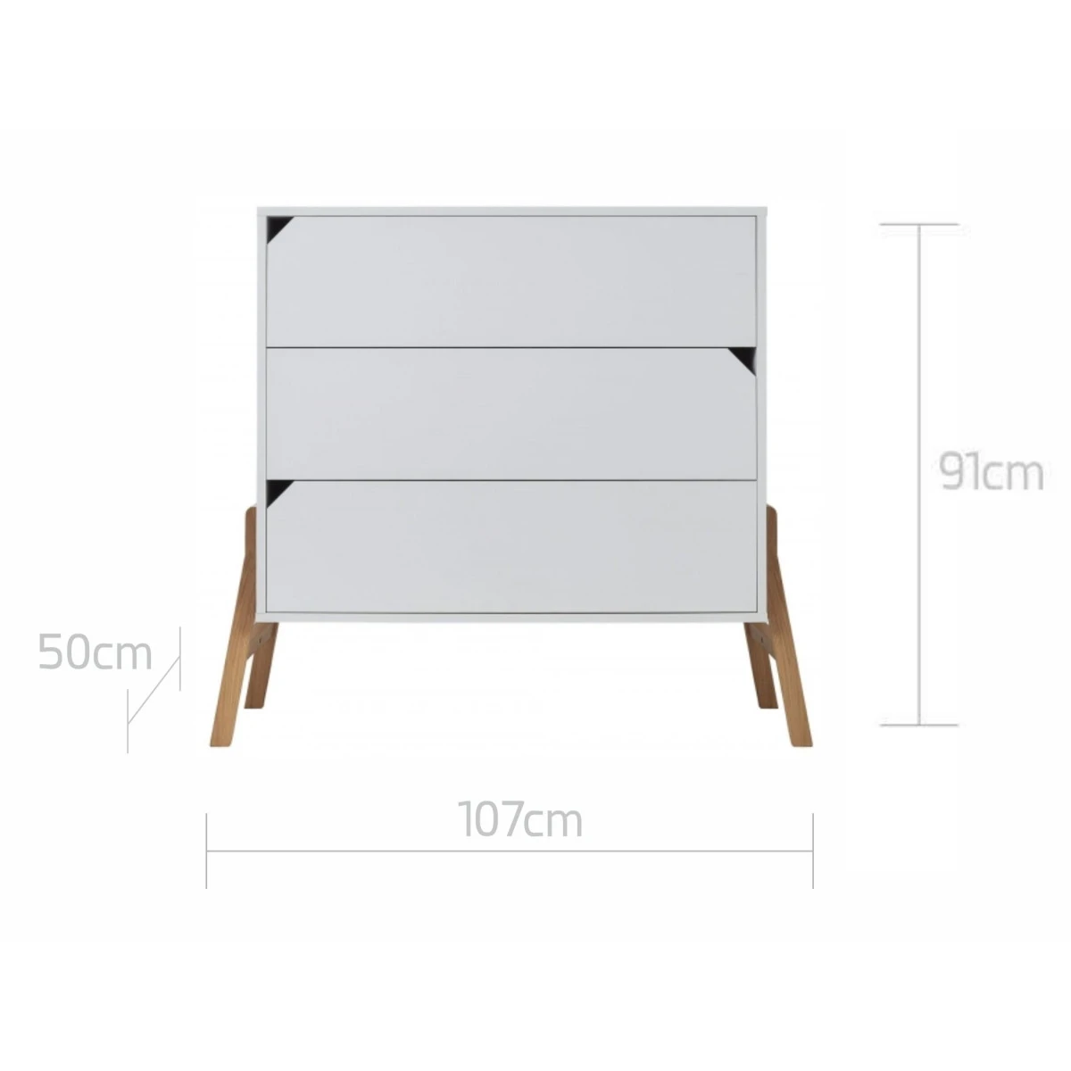Bellamy Lotta Snow Babykamer: Ledikant/Juniorbed en Commode Bellamy Lotta Snow Babykamer: Ledikant/Juniorbed En Commode -babybenodigdheden bellamy lotta snow commode lobikomo 2 1