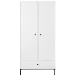 Bellamy Lumi White Babykamer: Ledikant/Juniorbed, Commode En 2-Deurskast 11 Bellamy Lumi White Babykamer: Ledikant/Juniorbed, Commode En 2-Deurskast -babybenodigdheden bellamy lumi white 2 deurskast lubisz2d 1 1