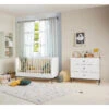 Bellamy Lumi White Babykamer: Ledikant/Juniorbed En Commode 1 Bellamy Lumi White Babykamer: Ledikant/Juniorbed En Commode -babybenodigdheden bellamy lumi white babykamer ledikant juniorbed en commode