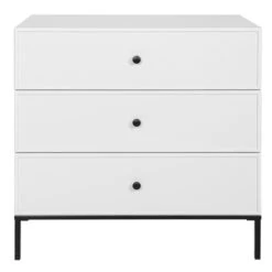Bellamy Lumi White Babykamer: Ledikant/Juniorbed, Commode En 2-Deurskast 9 Bellamy Lumi White Babykamer: Ledikant/Juniorbed, Commode En 2-Deurskast -babybenodigdheden bellamy lumi white commode lubikomo 1 2