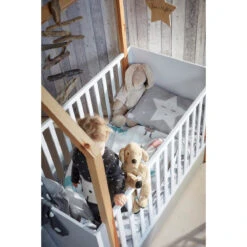 Bellamy Pinette 70 X 140/160 Cm Ledikant/Juniorbed PIBSLO70 -babybenodigdheden bellamy pinette babykamer 06