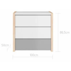 Bellamy Pinette Babykamer: Ledikant/Juniorbed, Commode En 2-Deurskast 16 Bellamy Pinette Babykamer: Ledikant/Juniorbed, Commode En 2-Deurskast -babybenodigdheden bellamy pinette commode pibskomo 3 2