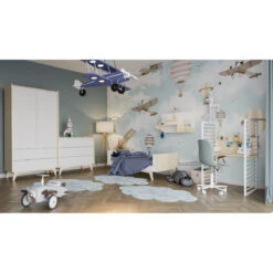 Bellamy So Sixty Babykamer: Ledikant/Juniorbed, Commode En 2-Deurskast -babybenodigdheden bellamy so sixty babykamer 04 1