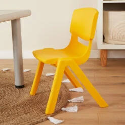 Bieco Geel Kunststof Kinderstoeltje 04000001 -babybenodigdheden bieco geel kunststof kinderstoeltje 04000001 5