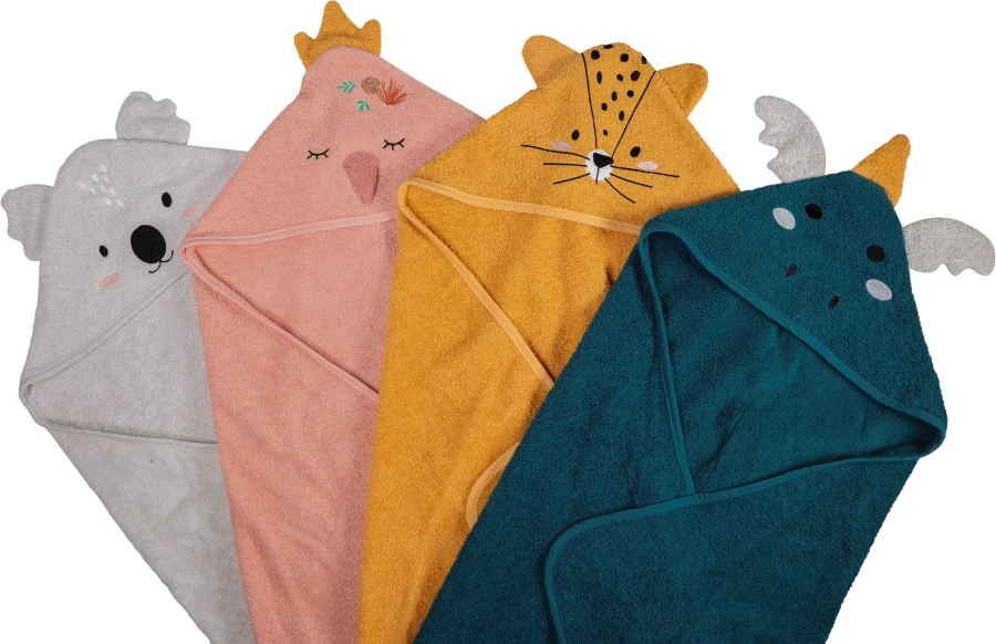 Blush & Blossom Dragon Diego Badstof Badcape TR-BB4209 Blush & Blossom Dragon Diego Badstof Badcape TR-BB4209 -babybenodigdheden bluch blossom bath cape 1 1