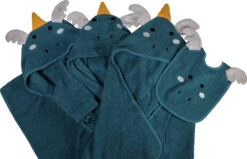 Blush & Blossom Dragon Diego 0-1jr Badstof Badjas TR-BB4206 8 Blush & Blossom Dragon Diego 0-1jr Badstof Badjas TR-BB4206 -babybenodigdheden blush blossom dragon diego badcape bathrobe bibs poncho 1