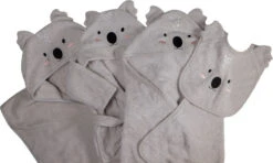 Blush & Blossom Koala Kyle Badstof Poncho TR-BB4213 -babybenodigdheden blush blossom koala kyle bathcape bathrobe bibs poncho 2