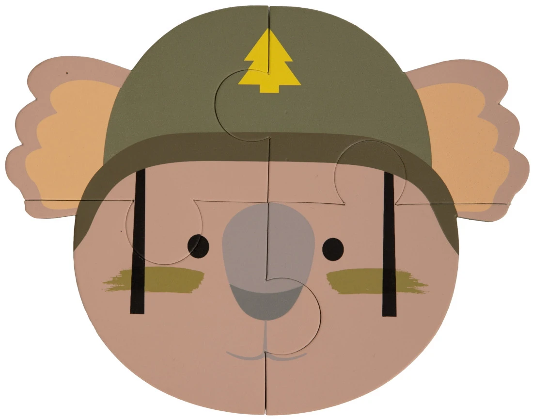 Bo Jungle B-Animal Aap Beer Koala 3 Stuks Puzzel B950010 -babybenodigdheden bo jungle b animal aap beer koala 3 stuks puzzel b950010 6