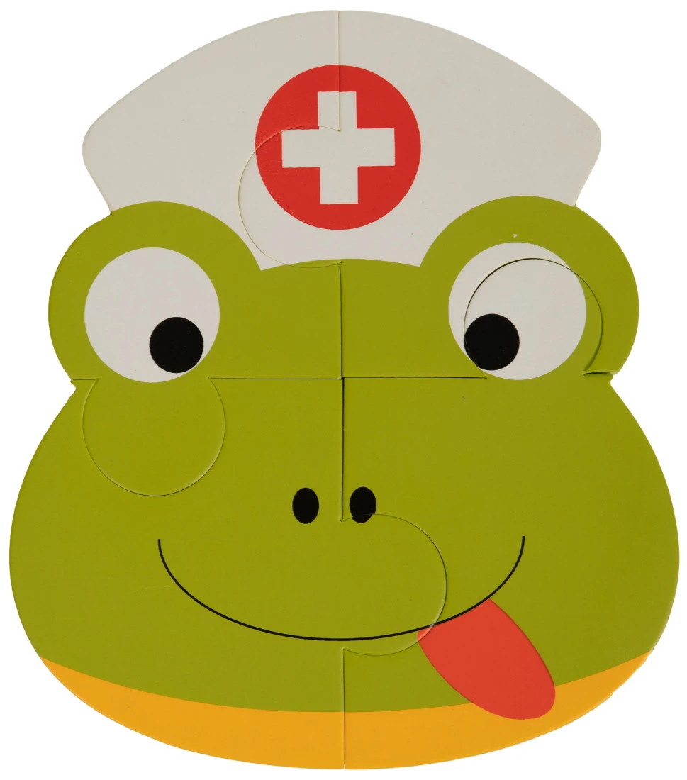 Bo Jungle B-Animal Tijger Neushoorn Kikker 3 Stuks Puzzel B950020 Bo Jungle B-Animal Tijger Neushoorn Kikker 3 Stuks Puzzel B950020 -babybenodigdheden bo jungle b animal tijger neushoorn kikker 3 stuks puzzel b950020 2