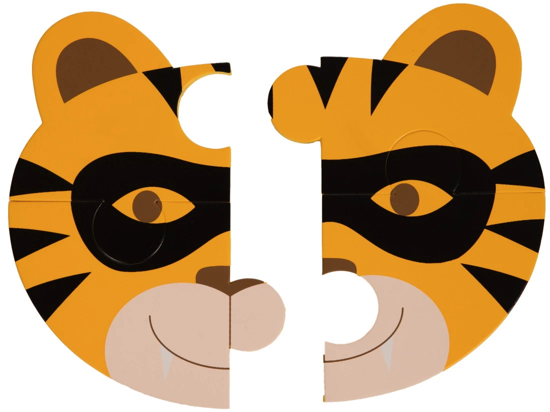 Bo Jungle B-Animal Tijger Neushoorn Kikker 3 Stuks Puzzel B950020 Bo Jungle B-Animal Tijger Neushoorn Kikker 3 Stuks Puzzel B950020 -babybenodigdheden bo jungle b animal tijger neushoorn kikker 3 stuks puzzel b950020 5