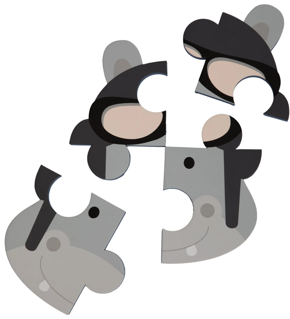 Bo Jungle B-Animal Tijger Neushoorn Kikker 3 Stuks Puzzel B950020 Bo Jungle B-Animal Tijger Neushoorn Kikker 3 Stuks Puzzel B950020 -babybenodigdheden bo jungle b animal tijger neushoorn kikker 3 stuks puzzel b950020 7