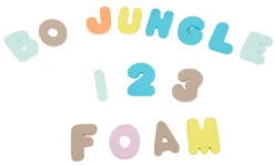 Bo Jungle B-Bath Numbers & Letters 36 Stuks Badspeelgoed B900410 -babybenodigdheden bo jungle b bath numbers letters 36 stuks badspeelgoed b900410 2