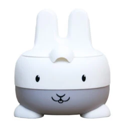 Bo Jungle B-Bunny Konijn Wit/Grijs Potje B415000