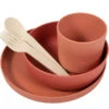 Bo Jungle B-Dinner Terracotta 5-delige Biologische Dinerset B551030 -babybenodigdheden bo jungle b dinner terracotta 5 delige biologische dinerset b551030.1
