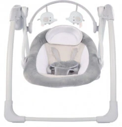 Bo Jungle B-Portable Swing Dolphy Grey Babyschommel B700600 -babybenodigdheden bo jungle b portable swing dolphy grey babyschommel b700600 2